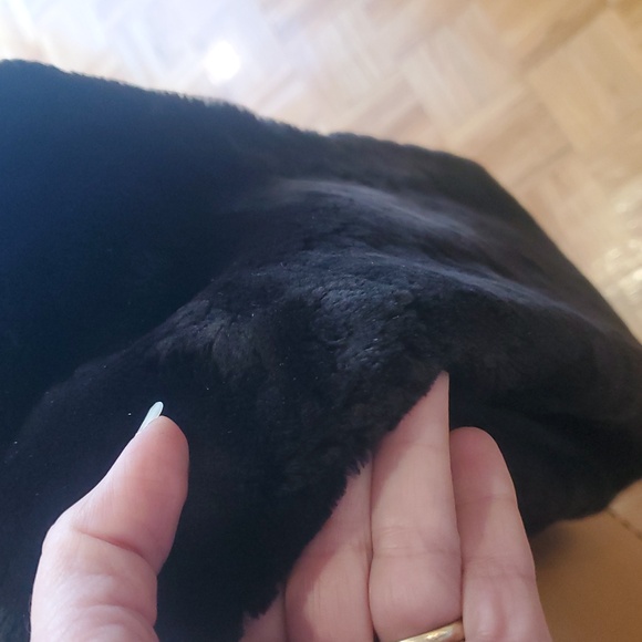 Sheared Beaver Fur Cape Shawl Scarf Wrap Collar - Picture 15 of 15